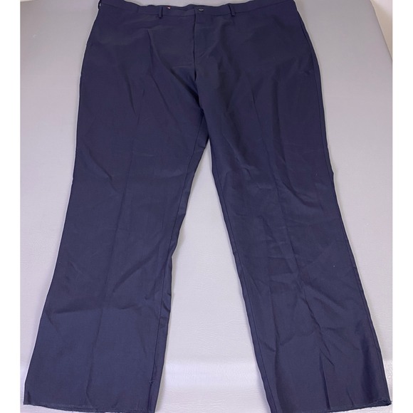 Louis Martin Pants - Vintage Louis Martin Dress Pants Women's‎ Plus 34 Navy Blue Wool Blend Water NEW